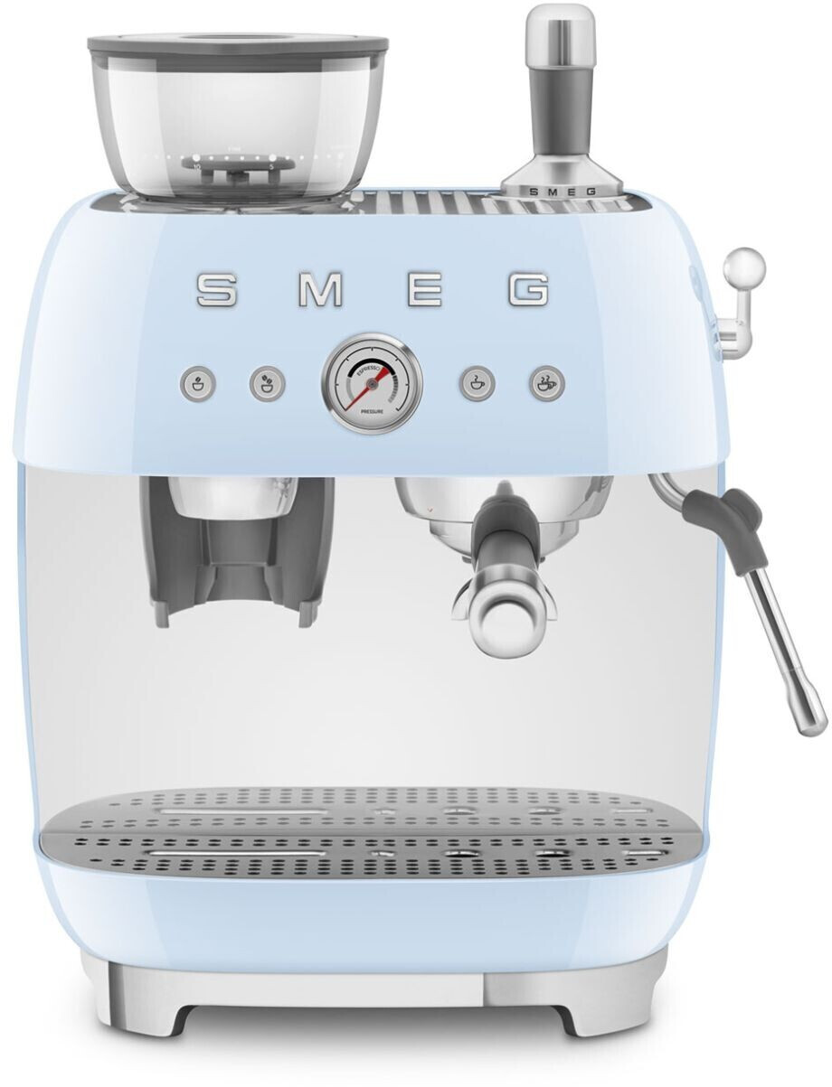 اسپرسو ساز پرتافیلتر اسمگ ایتالیا مدل SMEG EGF03BLEU | رنگ آبی | آسیاب داخلی | طراحی کلاسیک